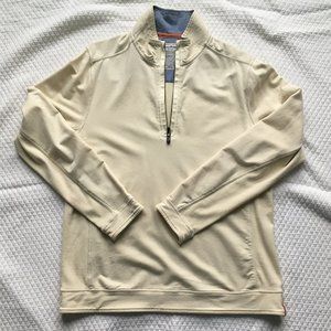Tommy Bahama Cream Quarter Zip Size Medium